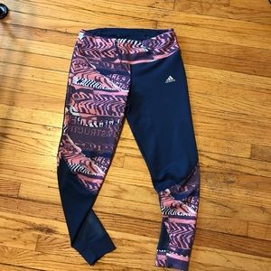 Used once or twice leggings for jogging by Adidas high waisted size M